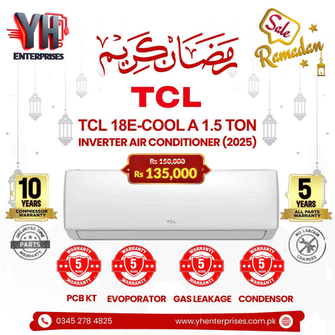 TCL 18E-COOL A 1.5 Ton Inverter Air Conditioner (2025)