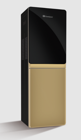 Dawlance 1051 Glass Door Champagne With Refrigerator