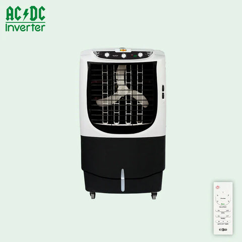 Super Asia Hybrid Room Cooler ECM-3500 Plus AC DC Advance Technology 2024 Model Moveable Grill Energy Saver Turbo Fan With Ice Box New Model Brand Warranty