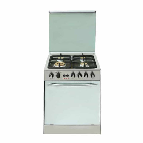 Crown Cooking Range 24inch 24HS3 – SS Top Non Magnetic Four Burner Steel Body 1 Year Brand Warranty