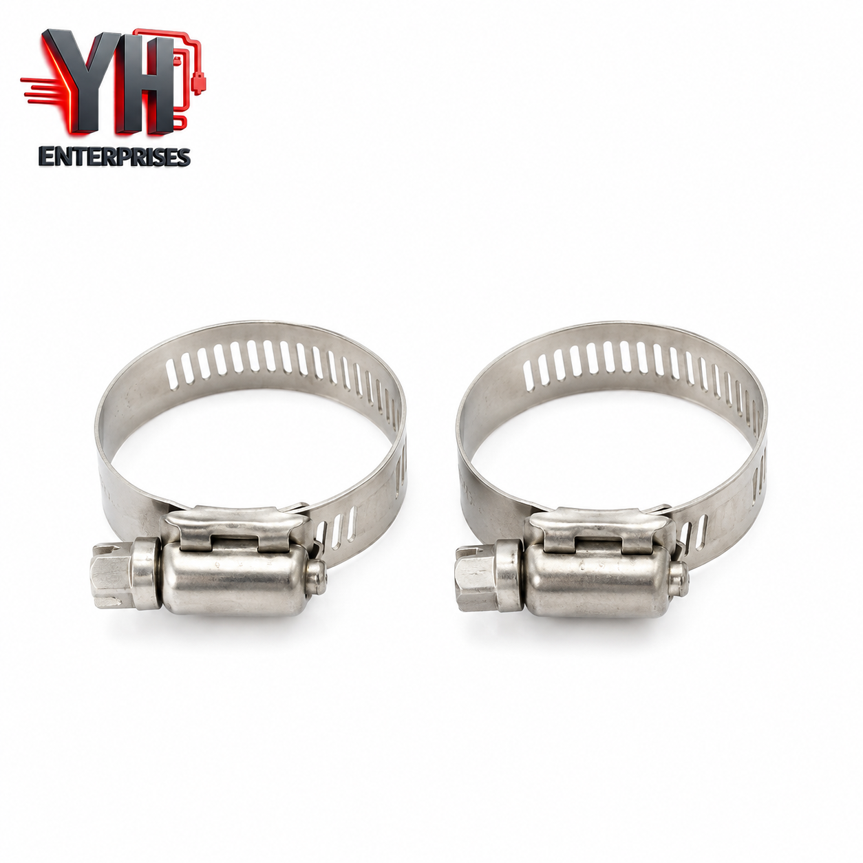 2 Stainless Steel Jubilee Clips for LPG Gas Pipe | YH Enterprises