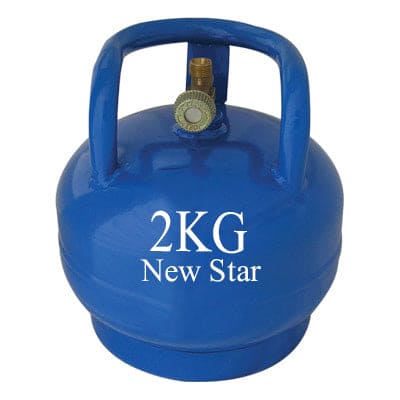 LPG Gas Cylinder NewStar With Safety Valve & Stove  2Kg , 4Kg , 6Kg , 8Kg Available