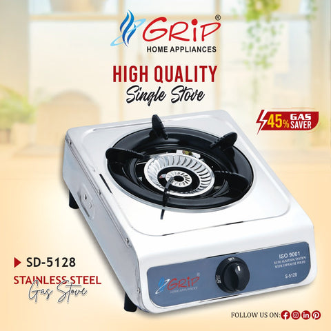Grip LPG Stove SD-5128 High Quality Single Stove