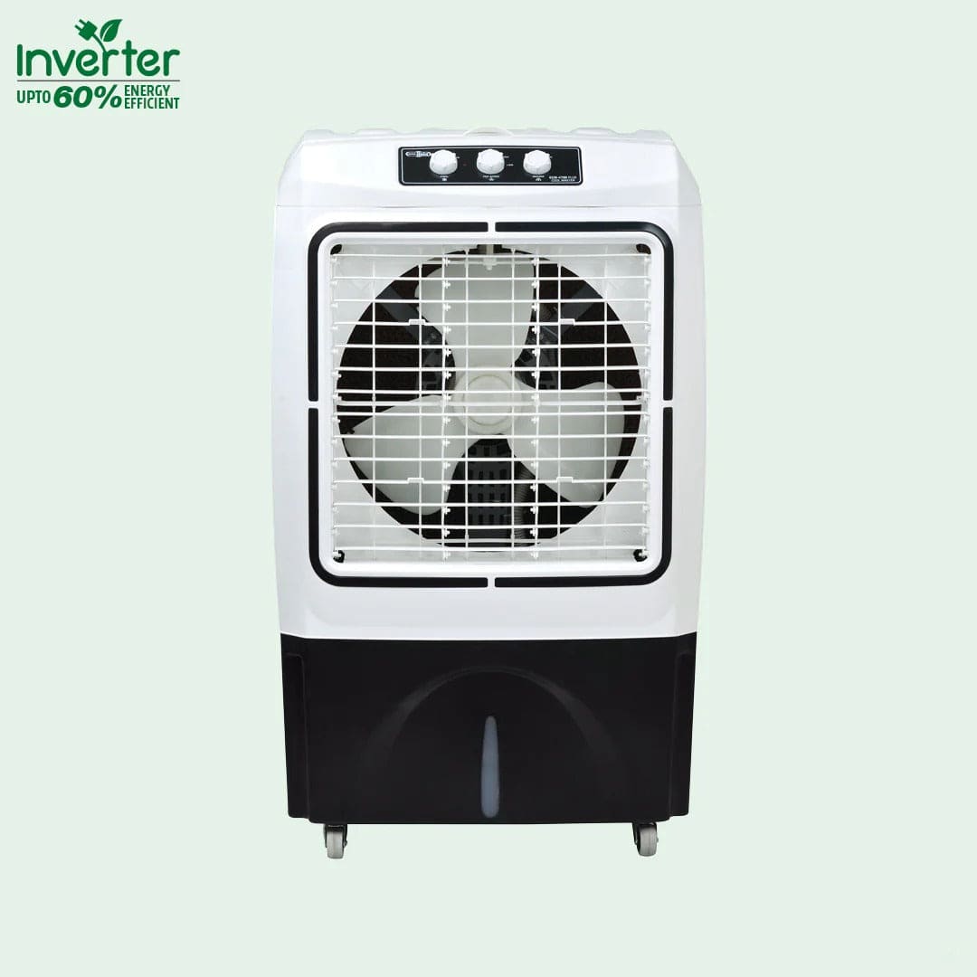 Super Asia AC/DC  Room Cooler ECM-4700  Inverter Cool Master 6 Re-Freezable ICE packs for extra cooling Powerful & energy efficient motor New Model 2024 Brand Warranty