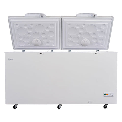 Haier Deep Freezers 19.26 Cu Ft/Inverter/Double Door Series/HDF-545I (Inverter+Balanced Cooling+Super Freeze Function+100% Copper Evaporator) Deep Freezer/10 Years Warranty