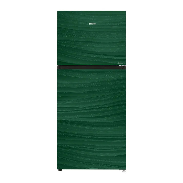 Haier 19 Cu Ft/E-Star Series/ HRF-538EPG (Deepest Freeze +Direct Cool+ 1 Hour Icing Technology +Wide Voltage+ Glass Door) Green Colour/ Refrigerator/ 10 Years Warranty.