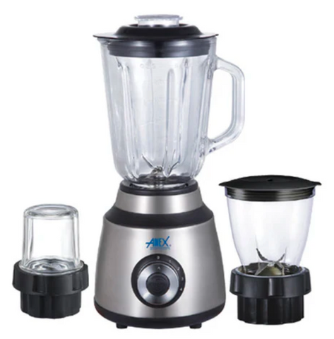 Anex AG-6034 Blender Grinder 3 in 1 With Glass