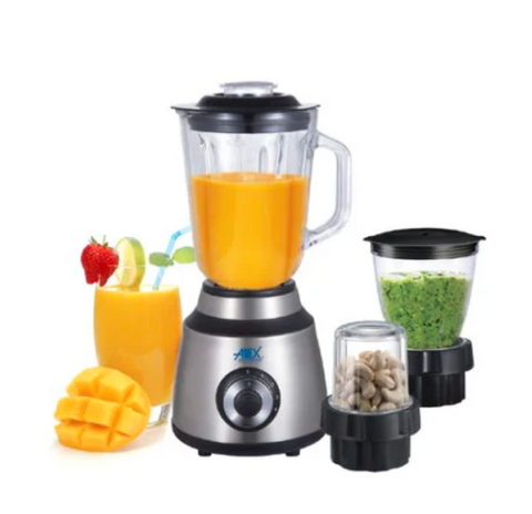 Anex AG-6034 Blender Grinder 3 in 1 With Glass