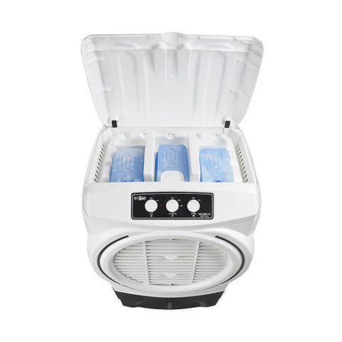 Super Asia Room Cooler ECM 4600 Plus DC 12 Volt Air Cooler Cooling Box (For Re-Freezable Ice Packs Working Only DC-12 Volt Solar & Battery
