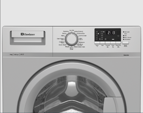 Dawlance DWF 8120 GR Inverter Front Load Washing Machine
