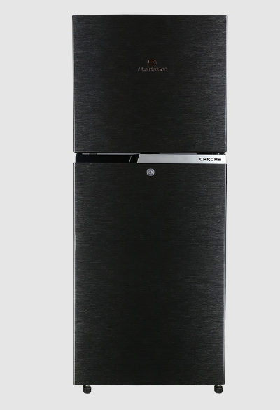 Dawlance REF 91999 CHROME HAIRLINE BLACK Double Door Refrigerator