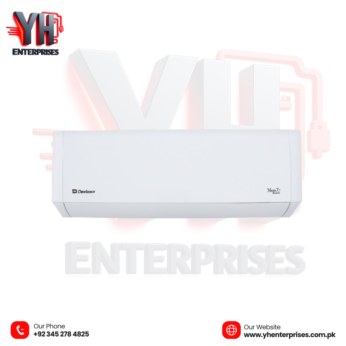 Dawlance Mega T+ Inverter 10 CO – 1 Ton Inverter Split AC