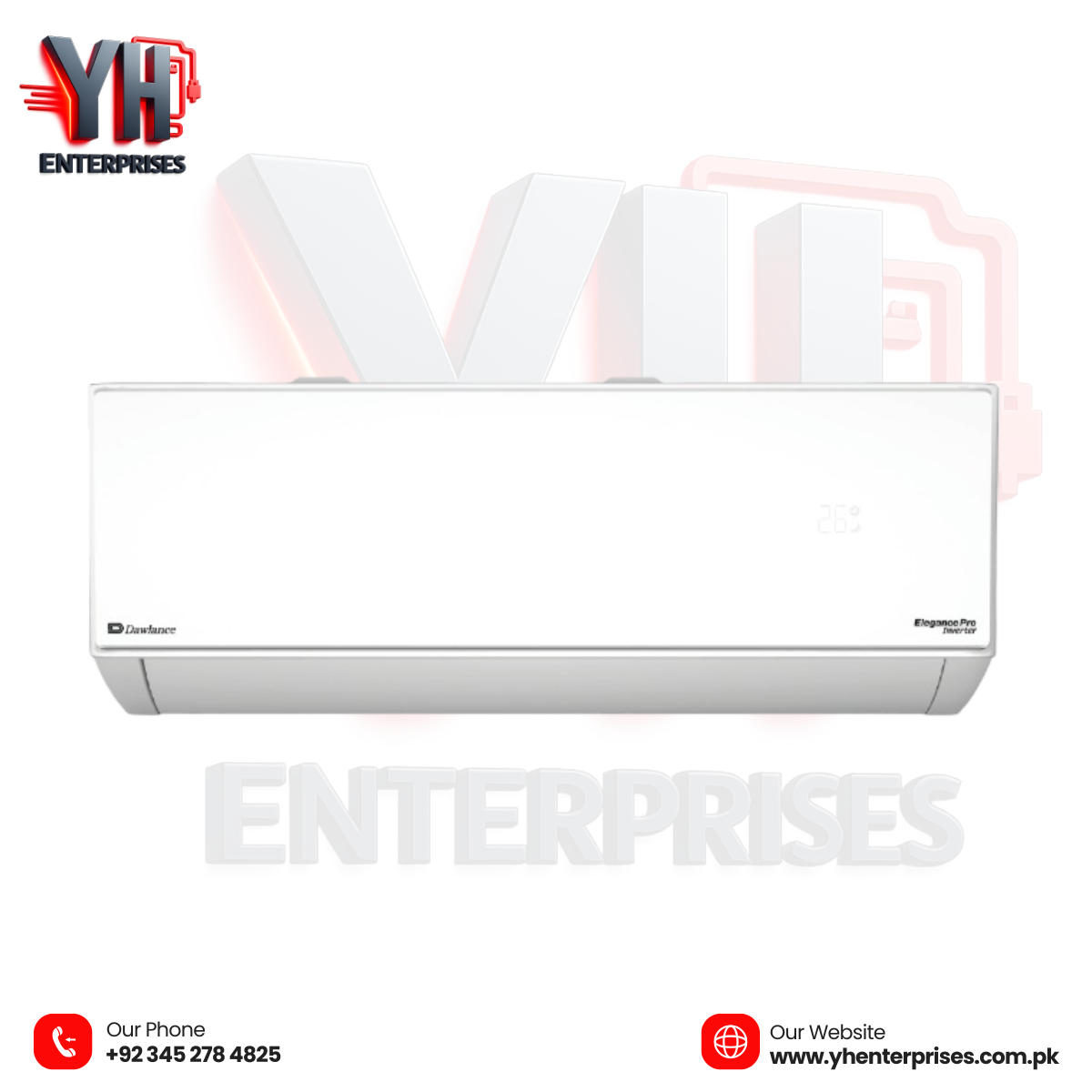 Dawlance Elegance Pro 1.5 Ton Inverter Split AC – Premium Cooling, Pure Comfort, Powerful Performance