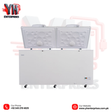 Haier HDF-545I Inverter Deep Freezer – 19.26 Cu Ft Double Door Freezer