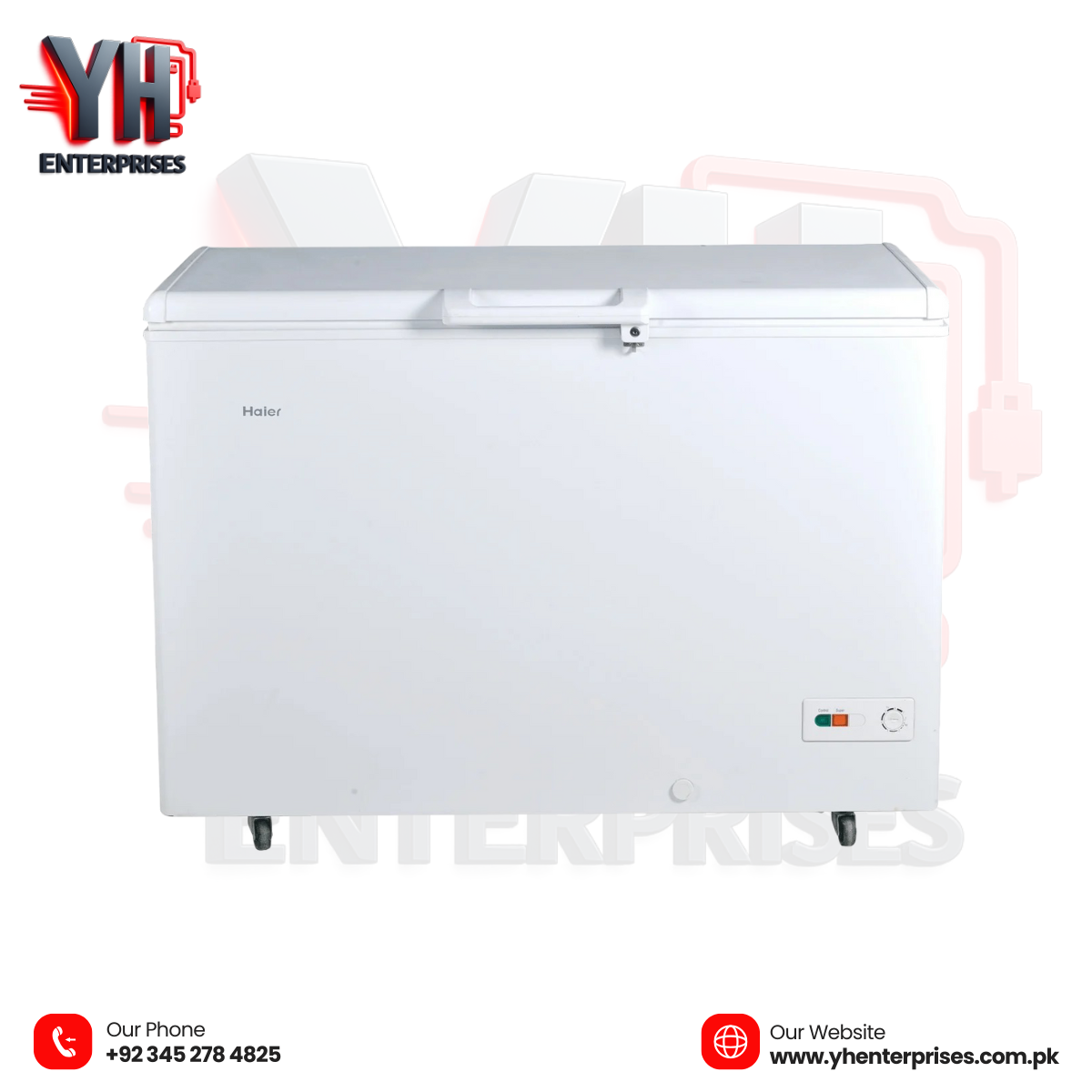 Haier Deep Freezer HDF-245INV – 8.66 Cu Ft | Single Door | Inverter Technology