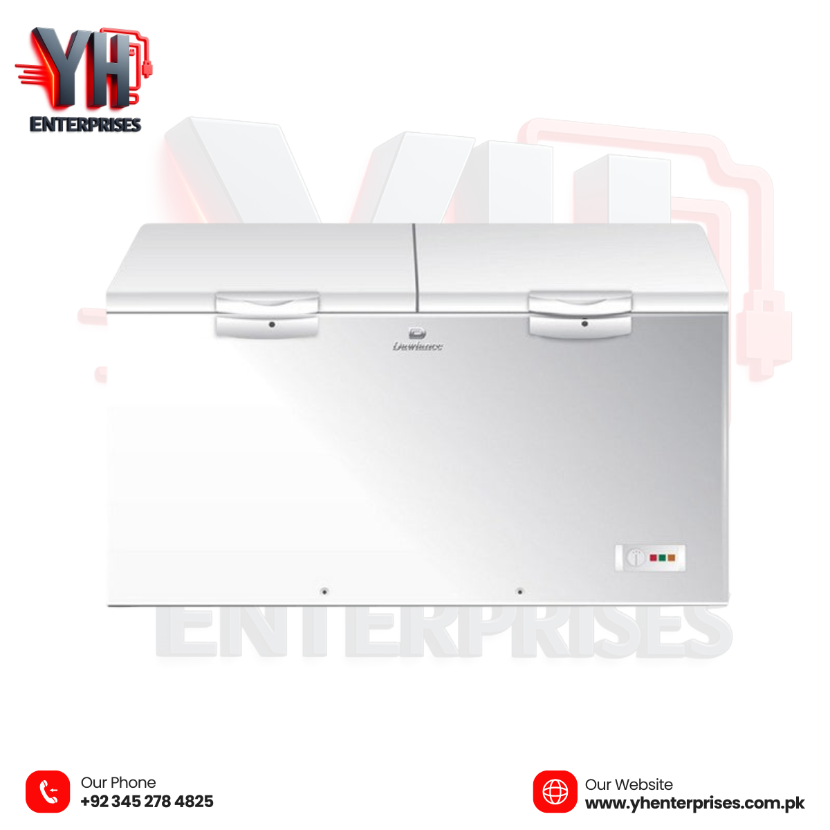 Dawlance Deep Freezer Twin Door 91997-H Signature LVS – 14 CFT | 12 Years Warranty