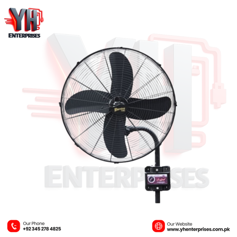 KHURSHID AC/DC 20 INCH Mega Bracket Fan – BLDC Energy Saver | Remote Control | Lifetime Guarantee
