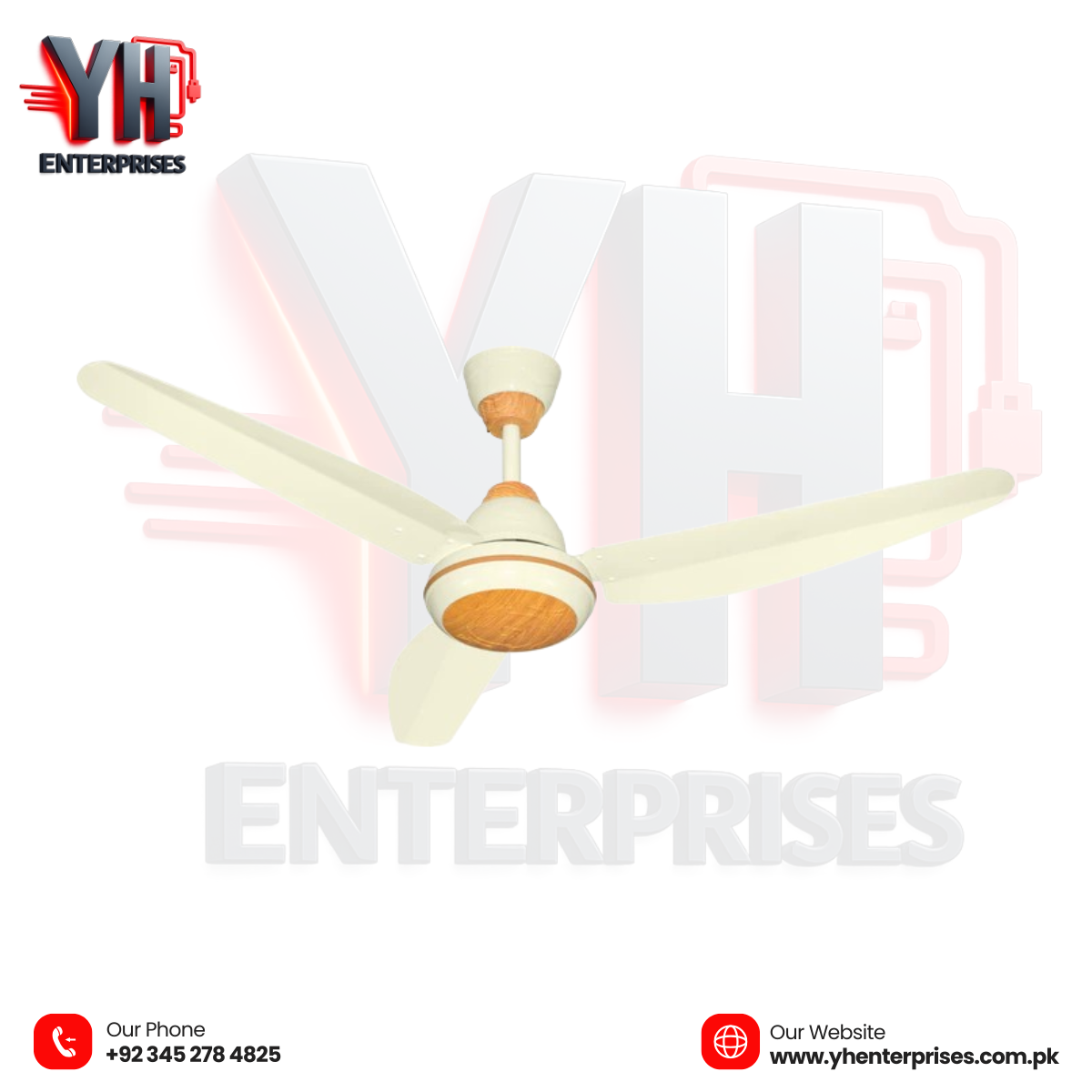 Tamoor Ceiling Fan Executive Model – AC/DC Inverter | 5+5 Years Warranty