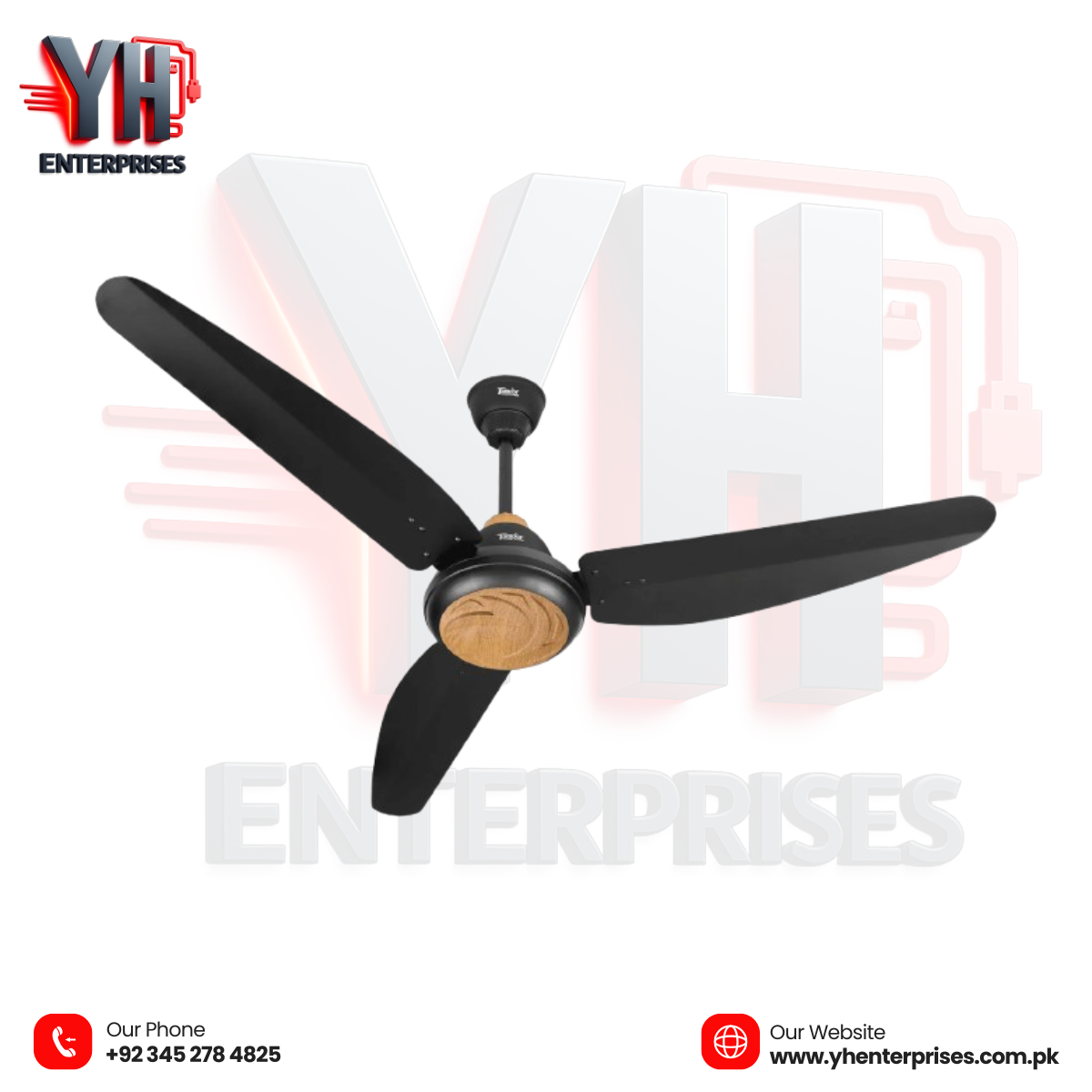 Tamoor Ceiling Fan 30W Executive Model | Eco-Smart Series Energy Efficient • Silent Performance • Modern Design 1 Year Official Brand Warranty
