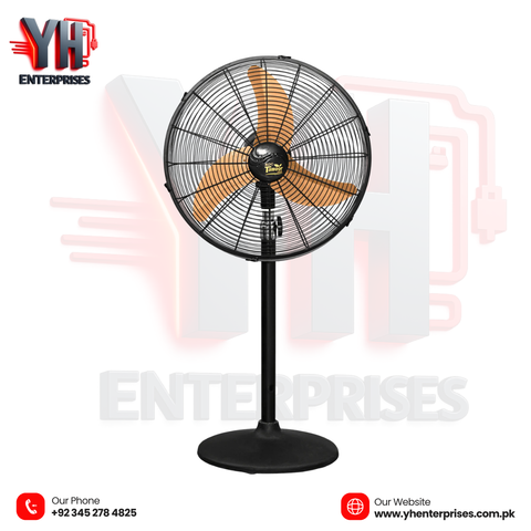 Eco Supreme Model | 20" AC/DC Pedestal Fan Smart Cooling • BLDC Technology • Outdoor Performance
