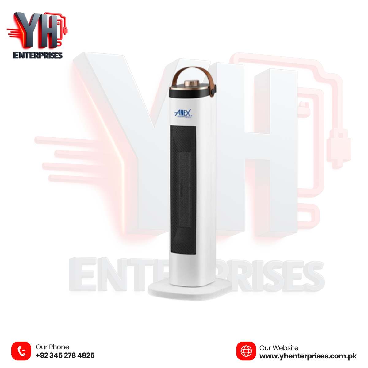 Anex AG-5016 Deluxe Fan Heater – Ceramic Heater