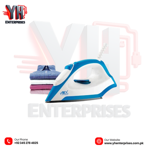 Anex AG-2078 Deluxe Dry & Spray Iron – Perfectly Pressed Clothes Every Time