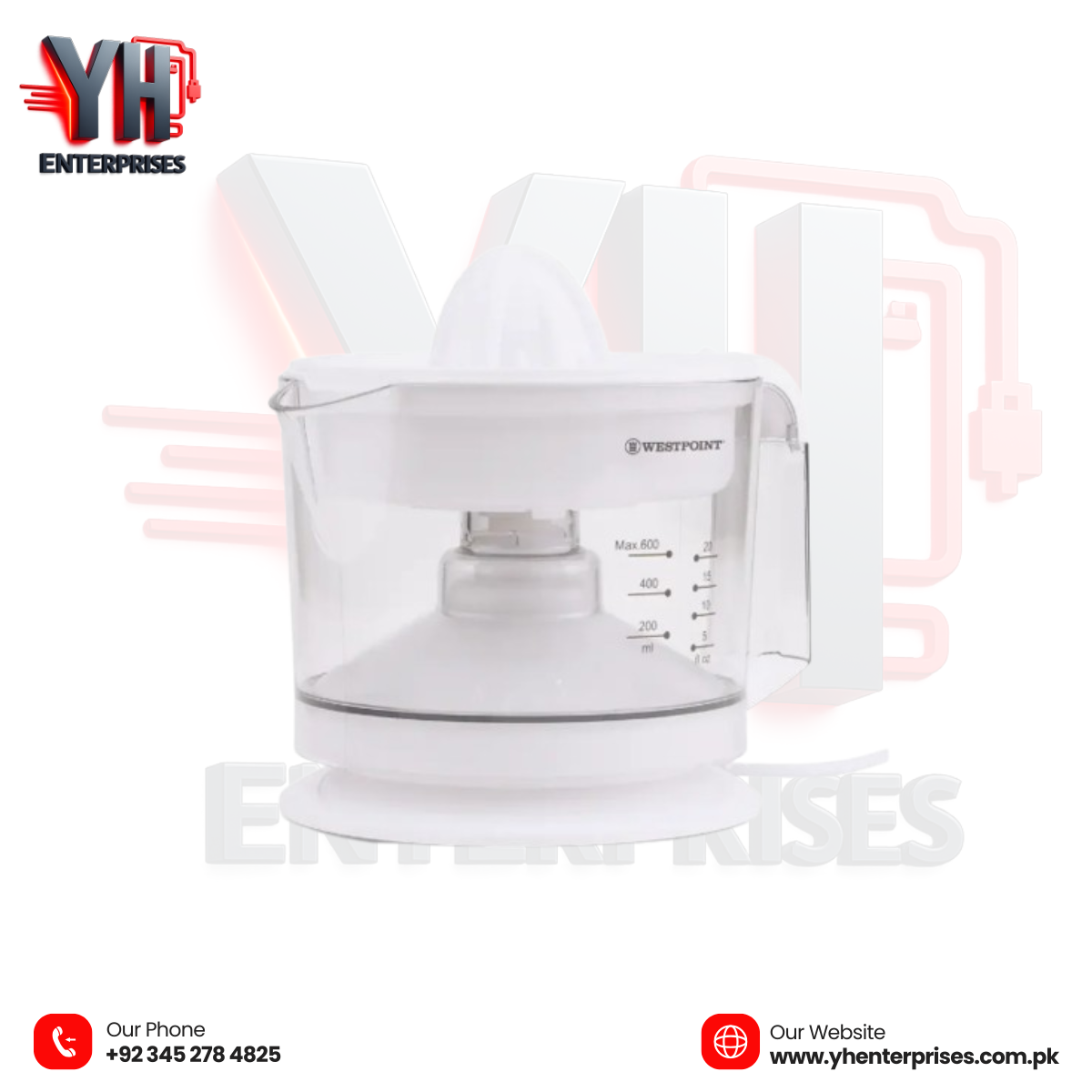 Westpoint Deluxe Citrus Juicer WF-546 – Fresh Juice, Pure Health