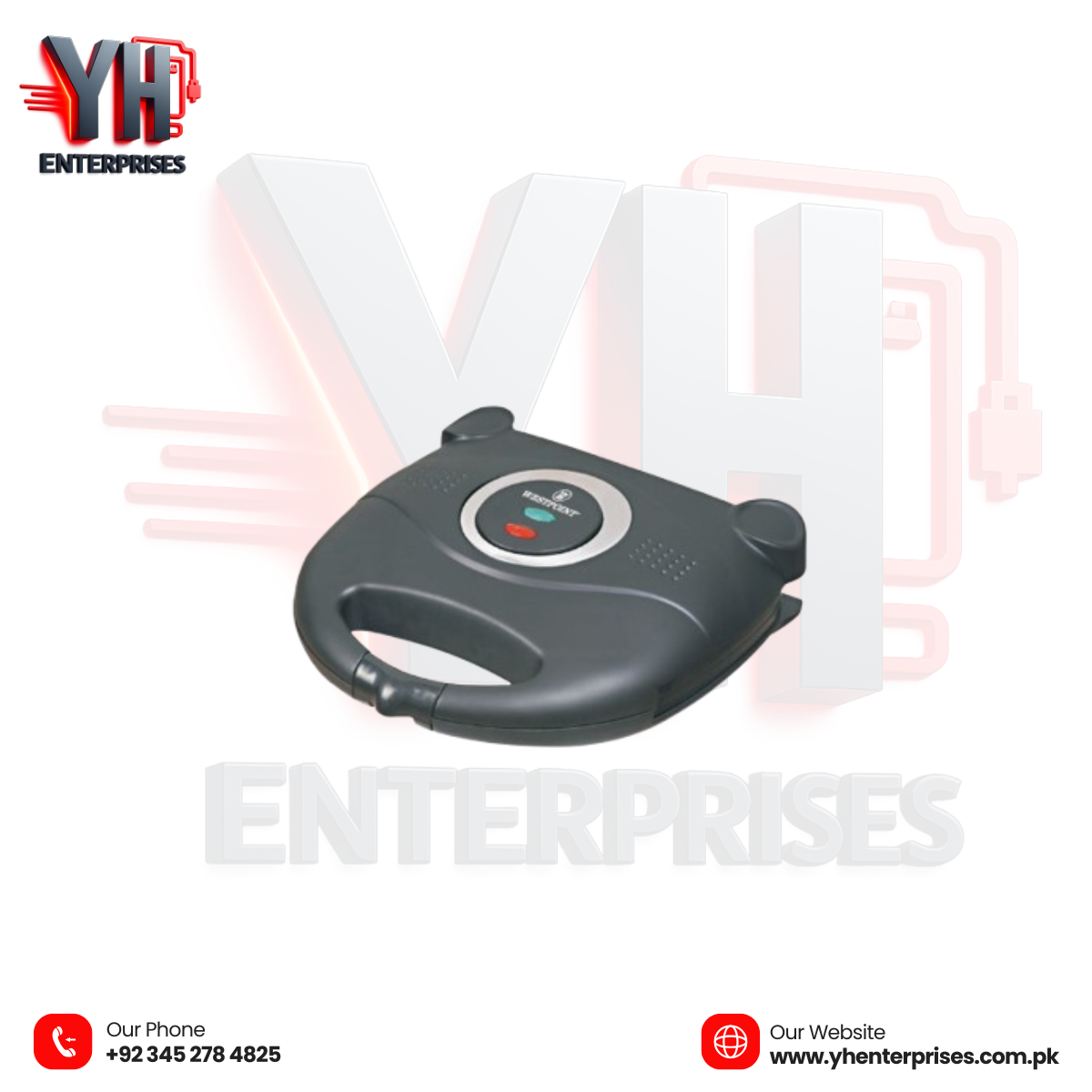 Westpoint Sandwich Toaster WF-638 – Safe, Fast & Perfect Toasting