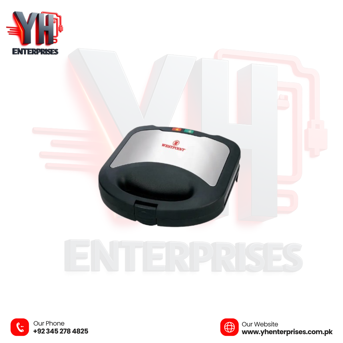 Westpoint Sandwich Toaster WF-639 – Quick, Crispy & Convenient