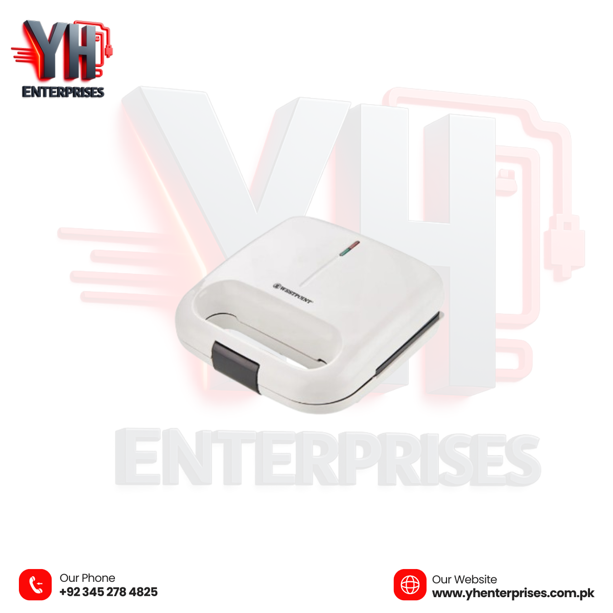 Westpoint Sandwich Toaster WF-671 – High Performance, Extra Power Toasting