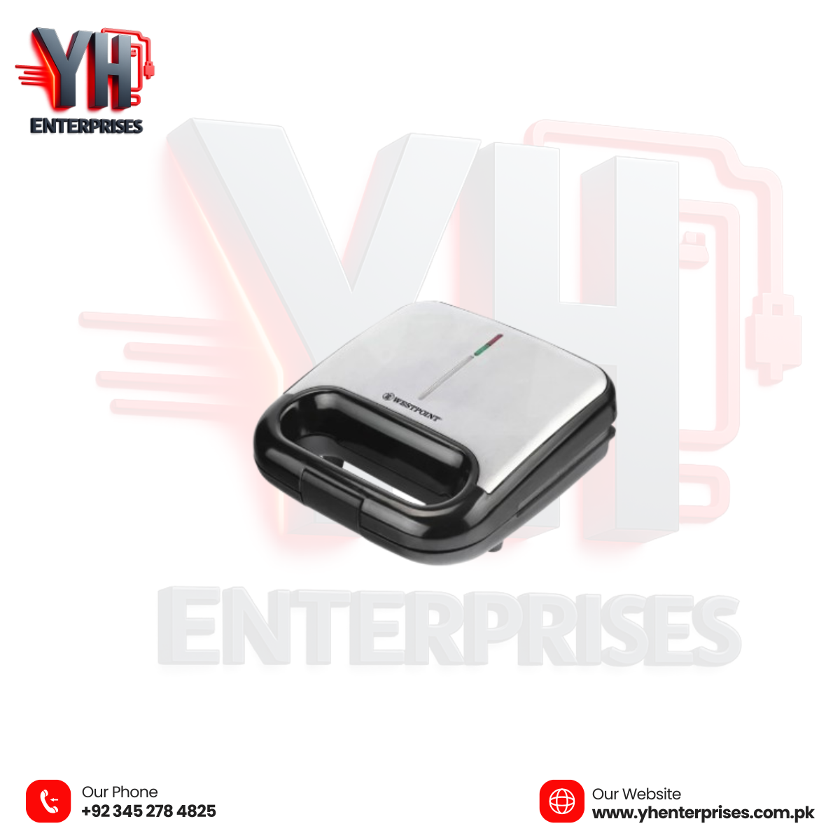Westpoint Sandwich Toaster WF-6686 – Quick, Healthy & Crispy Sandwiches