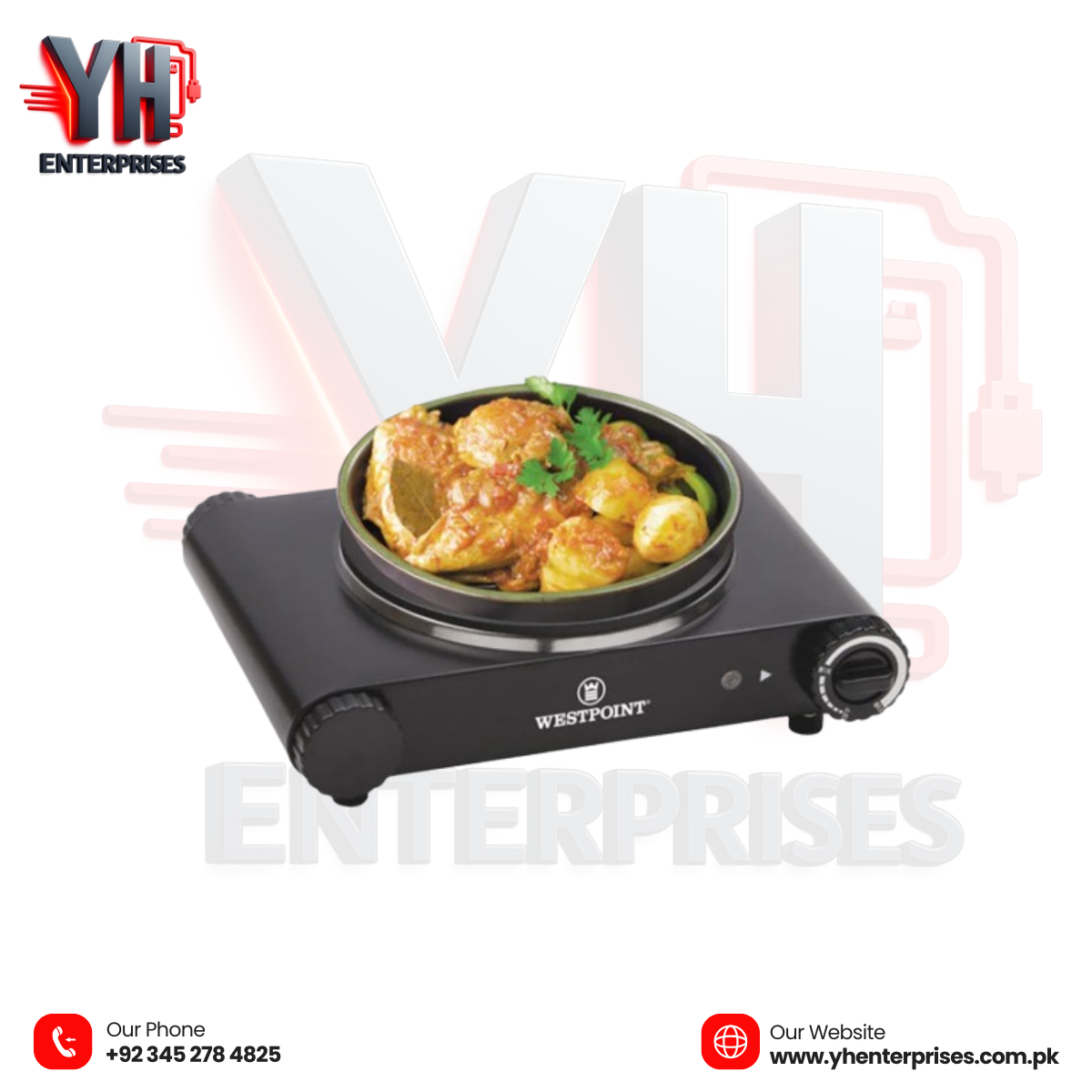 Westpoint Hot Plate WF-261 – Compact, Convenient & Reliable Cooking