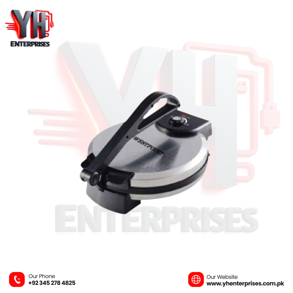 Westpoint Roti Maker WF-6514T Deluxe – Perfect Rotis, Every Time!