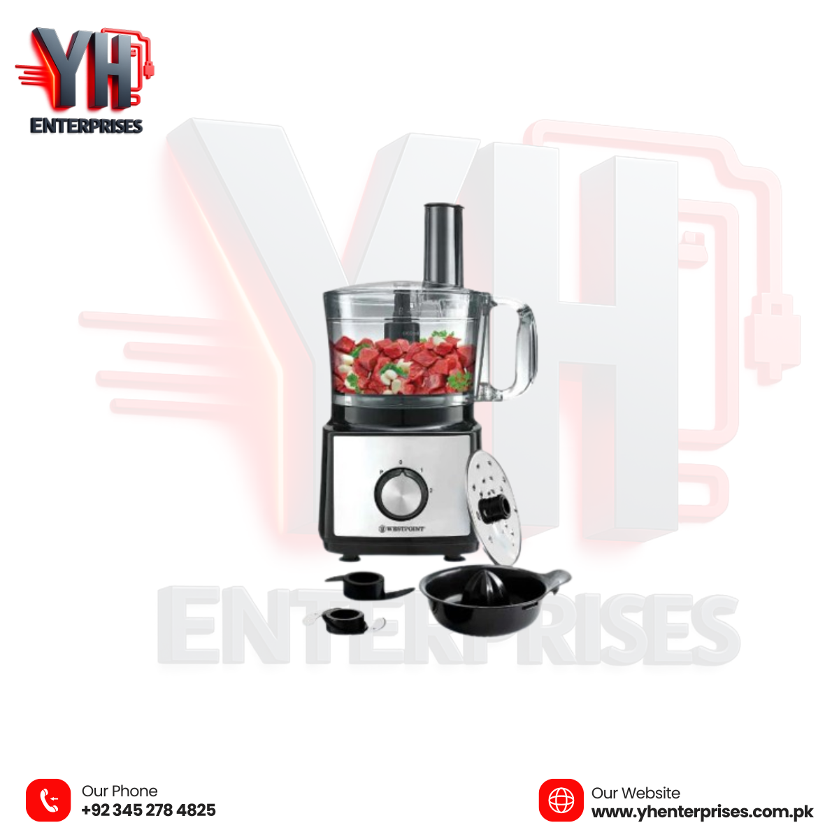 Westpoint Kitchen Robot WF-502 – Powerful Multi-Purpose Chopper