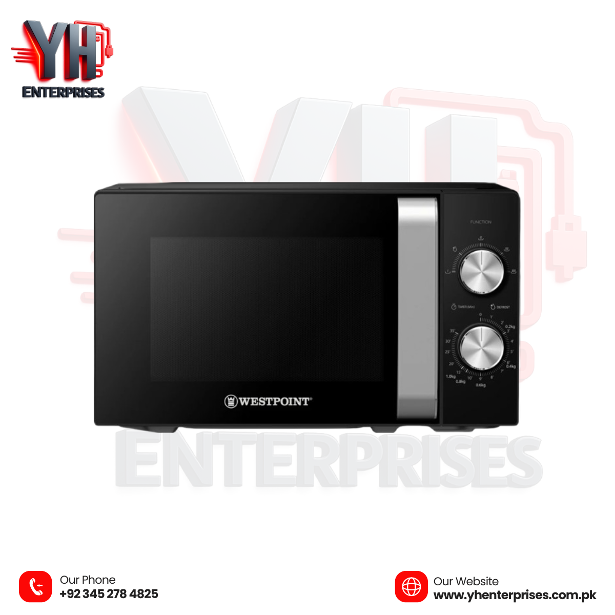 Westpoint Microwave Oven WF-825M – High Performance & Quick Cooking Solution