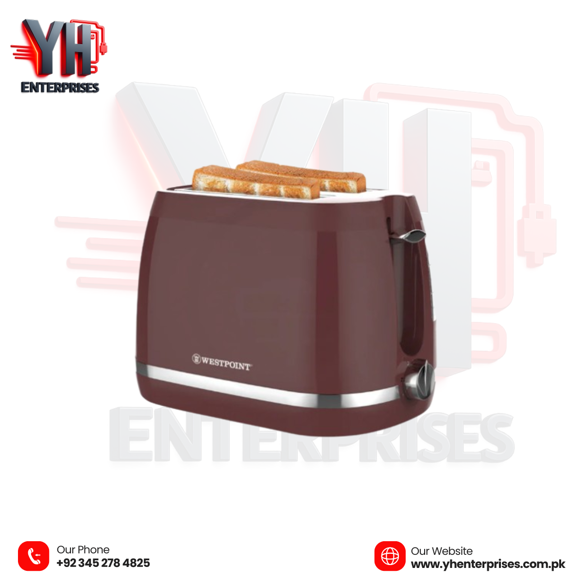 Westpoint Pop-Up Toaster WF-2589 – Perfect Toast with Extra Wide Slots