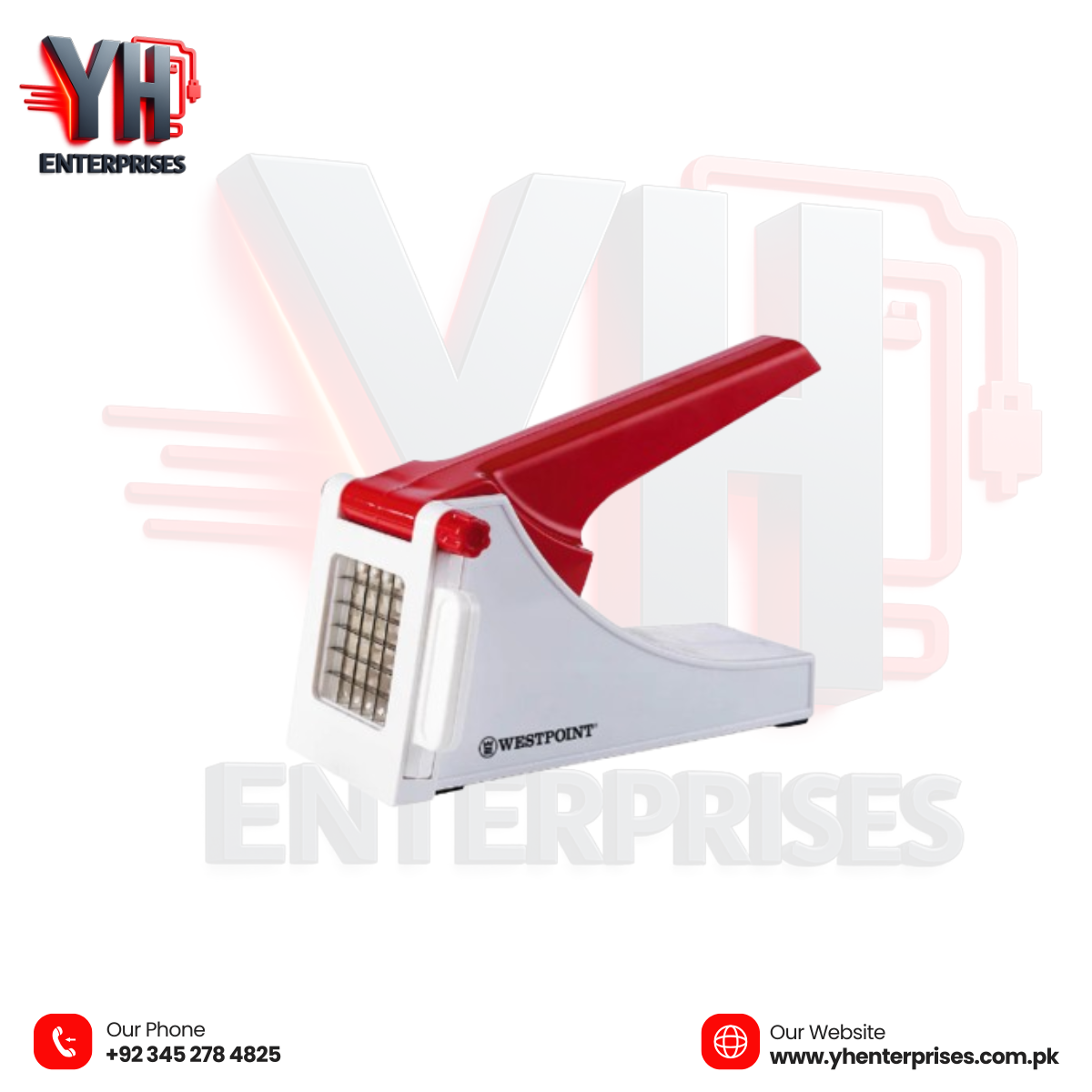 Westpoint Fries Cutter WF F05 – Perfectly Cut Fries in One Push
