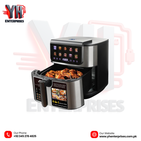 Deluxe Air Fryer AG-2126 – 8 Liter | 2200W Power | 2 Years Warranty