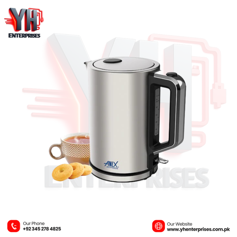 AG-4071 Deluxe Glass Kettle – 1.7L | 2200W Fast Boiling | 2 Years Warranty