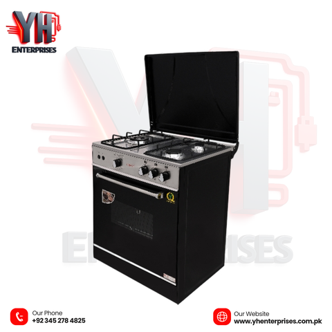 Crown Cooking Range 27-MT – 3 Burner Gas Stove Compact Power • Reliable Performance • Modern Design