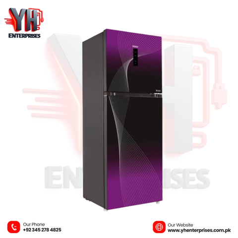 Haier Digital Inverter Refrigerator HRF-398 IFPA 15 Cu Ft | Digital Inverter Series | Purple Color | Direct Cool
