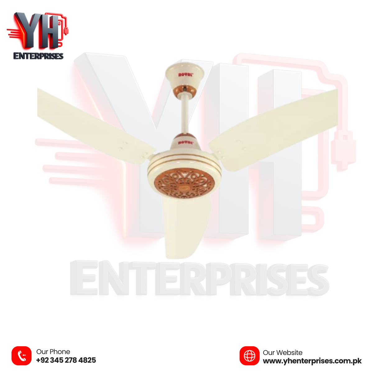 ROYAL Regency – iTurbo Classic 30 Watts Ceiling Fan