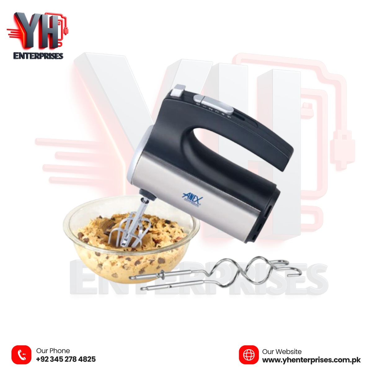 Anex AG-399 Deluxe Hand Mixer – Power, Control & Perfect Results