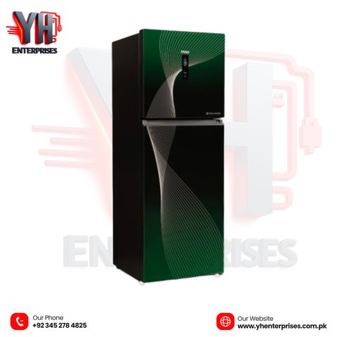 Haier Digital Inverter Refrigerator HRF-346 IFGA 12 Cu Ft | Digital Inverter Series | Green Color | Direct Cool