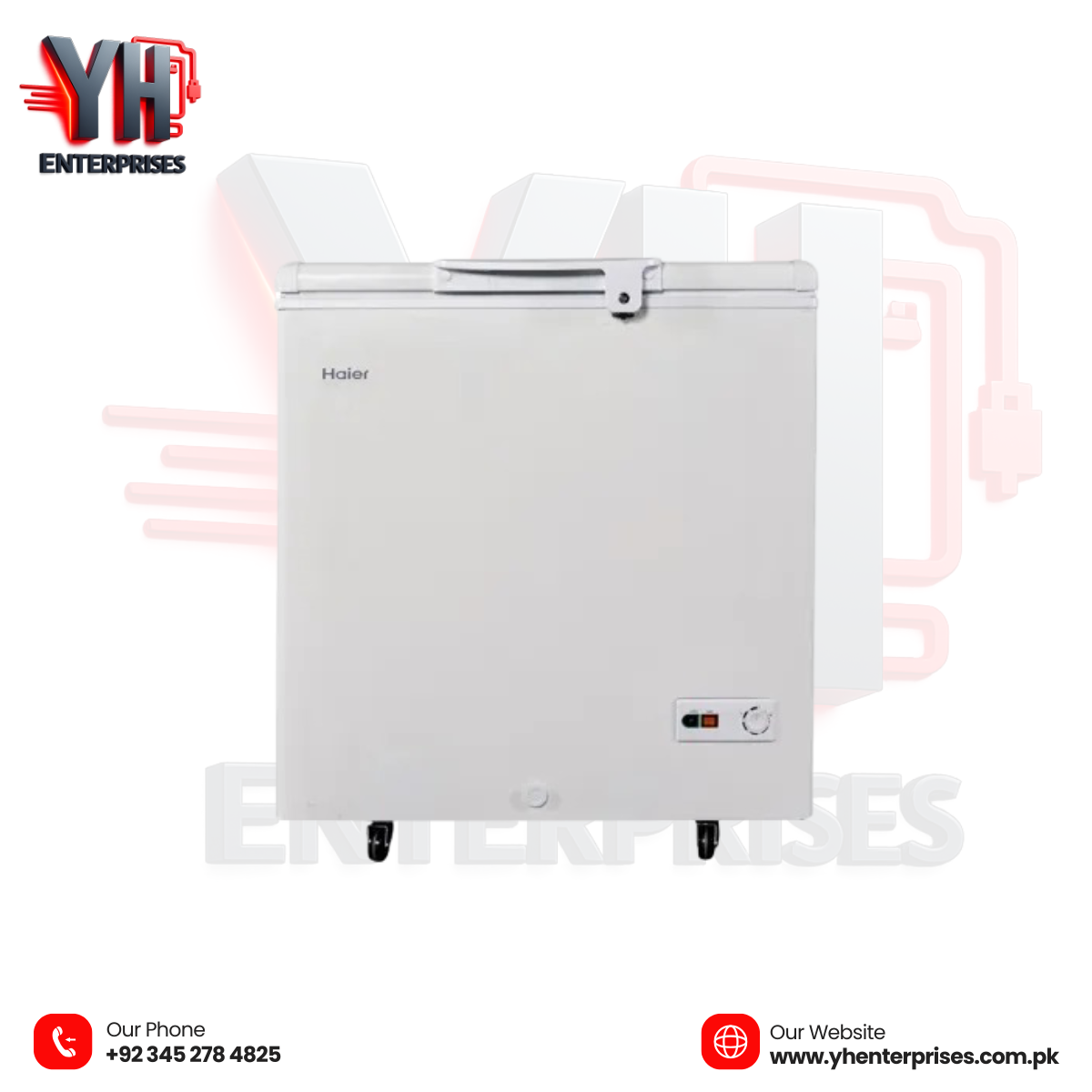 Haier Deep Freezer HDF-245 SD – 8.66 Cu Ft | Single Door | 10 Years Warranty