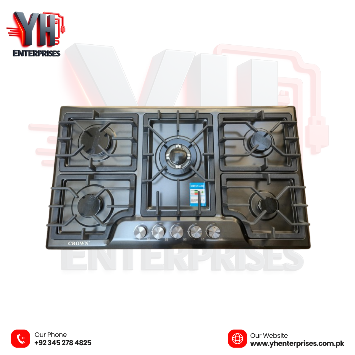 Crown Built-in Hob Model CR-1B