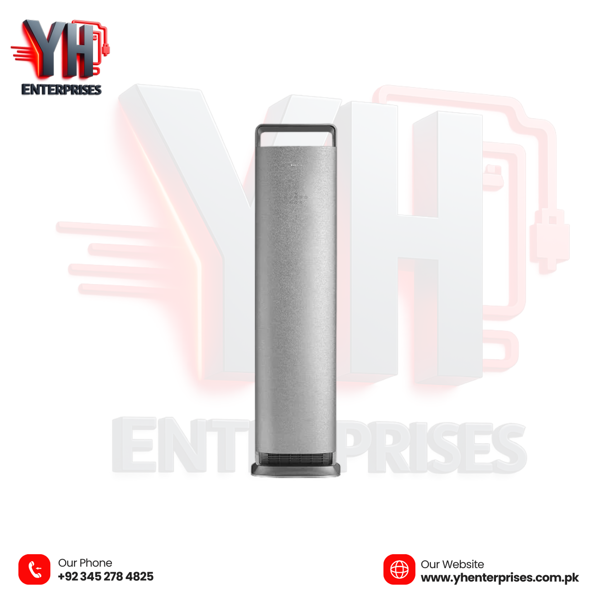 Gree Value Time Floor Standing AC (Inverter) GF-24VTIH – Powerful Cooling for Large Spaces