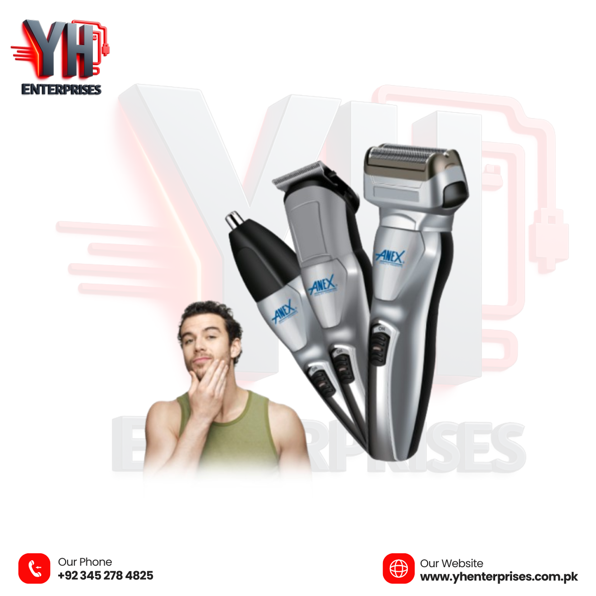 Anex DELUXE HAIR TRIMMER AG-7068 – Precision Grooming Made Easy