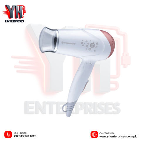 Westpoint Hair Dryer WF-6260 – Powerful, Portable & Perfect for Everyday Styling