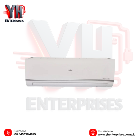 Haier Air Conditioner 0.75 Ton – HSU 10 LF Flexis Inverter Energy Efficient DC Inverter | Powerful Cooling | Sleek Wall-Mount Design